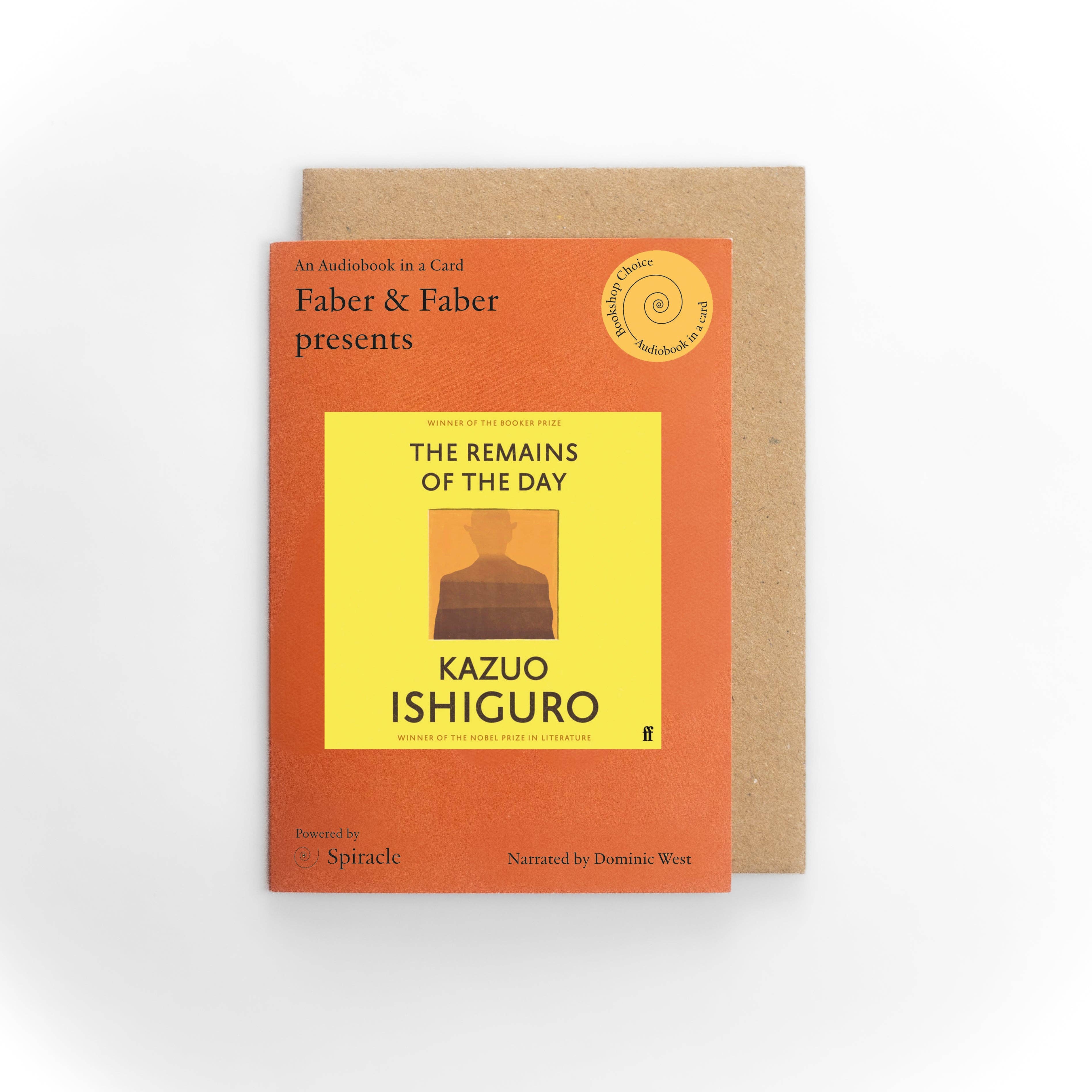 The Remains of the Day Audiobook in a Card by Kazuo Ishiguro