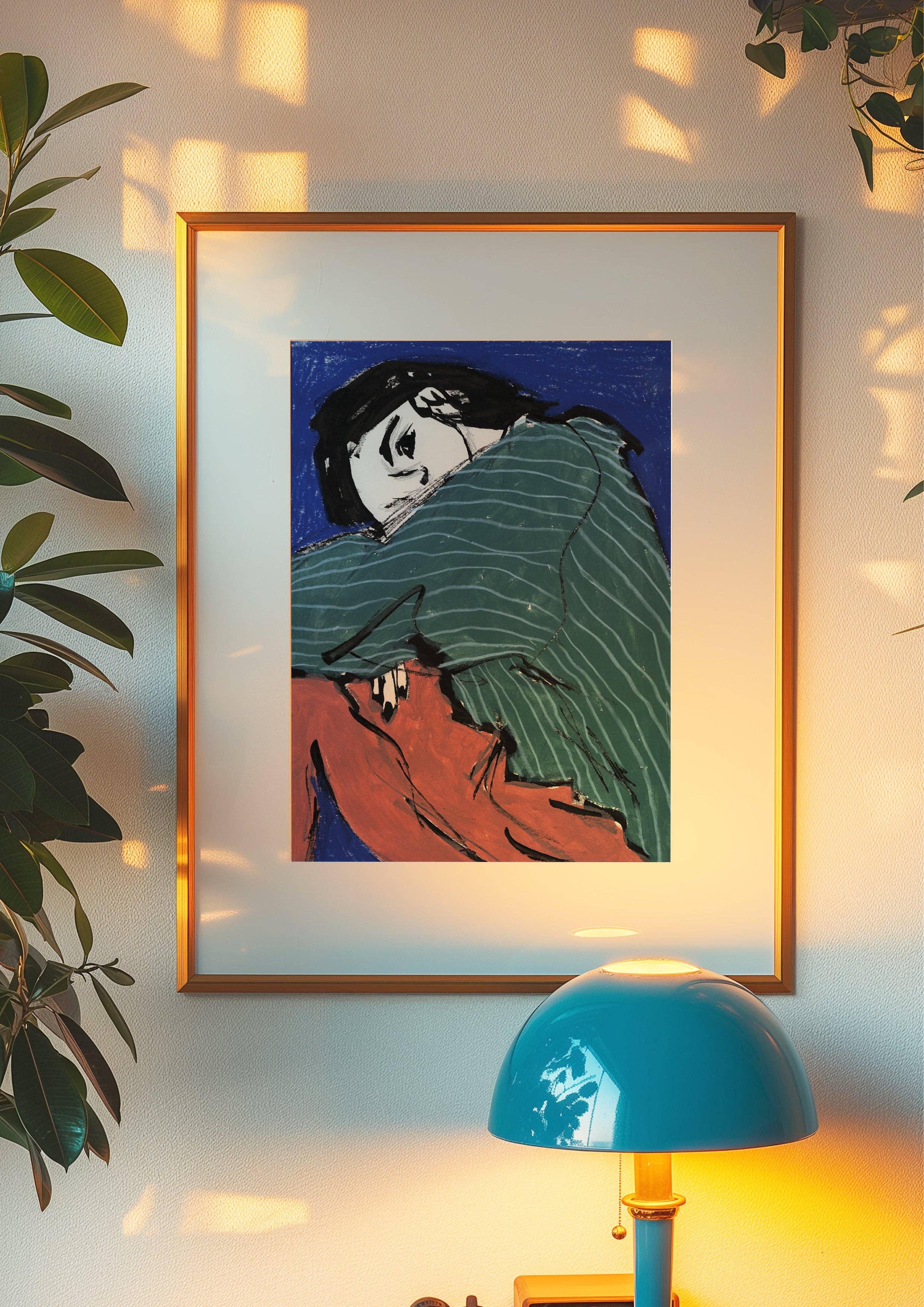 Striped Pyjama Print | A3