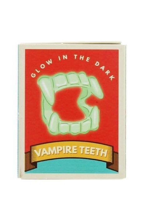 Glow In The Dark Vampire Teeth