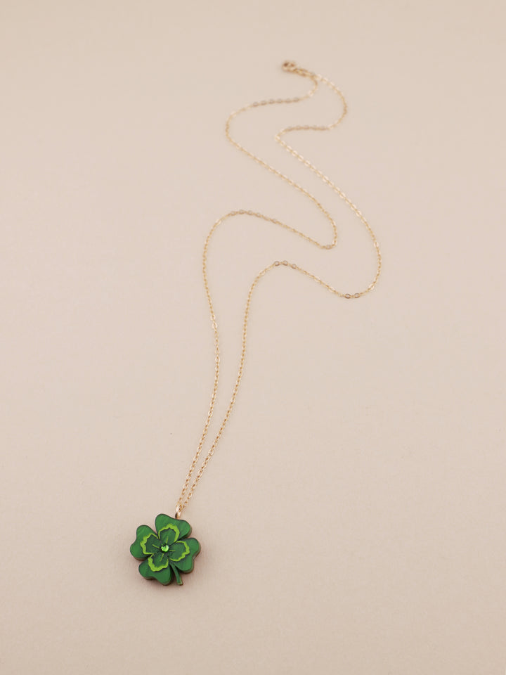 Four leaf clover necklace
