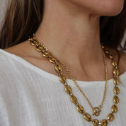 'Cormorant' Waterproof Gold Chain Necklace