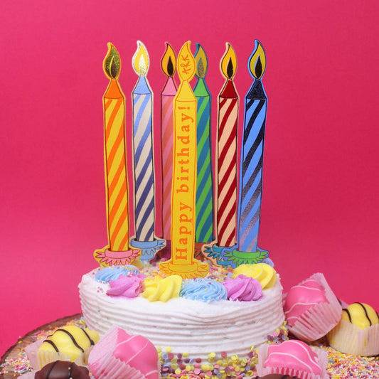 Birthday Candle Bookmark