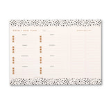 Weekly Meal Planner Pad Mini Dalmatian Spot