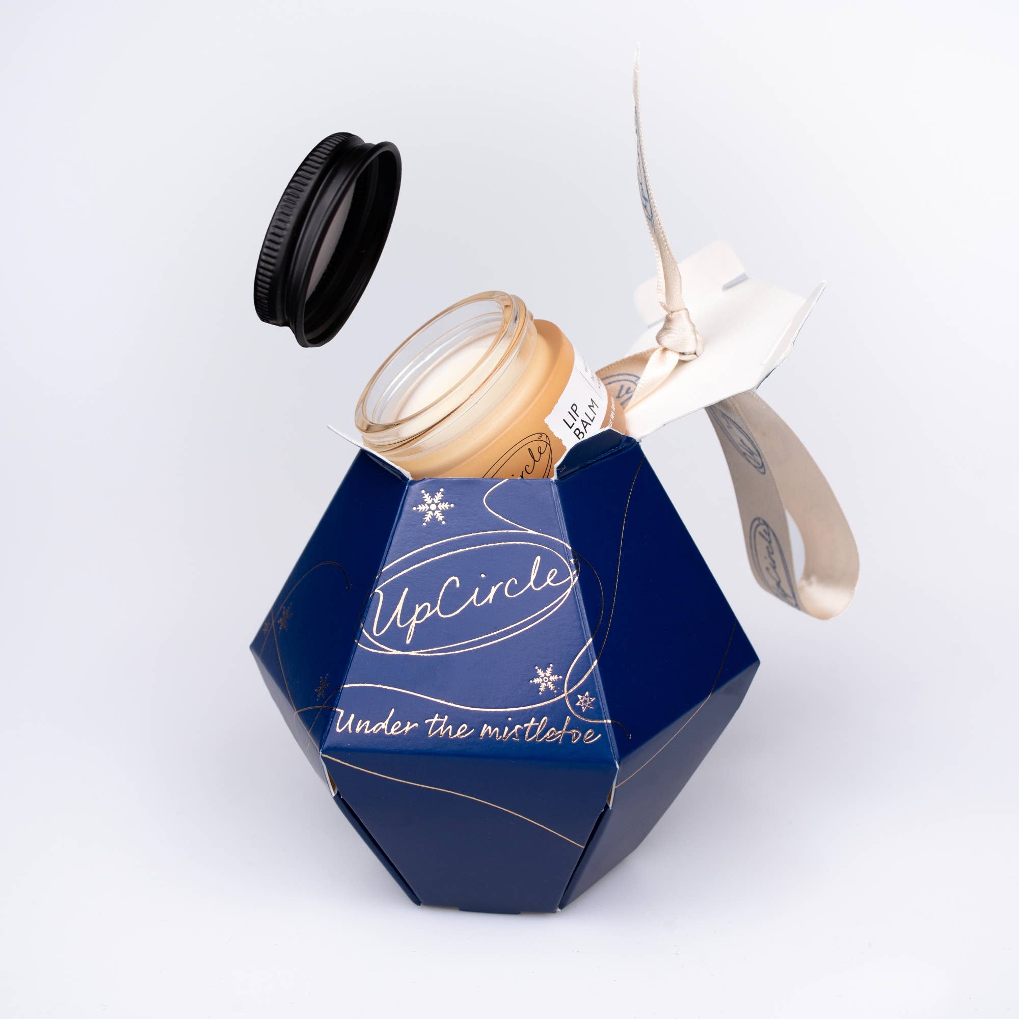 Vegan Natural Lip Balm Christmas Bauble | Gift Set