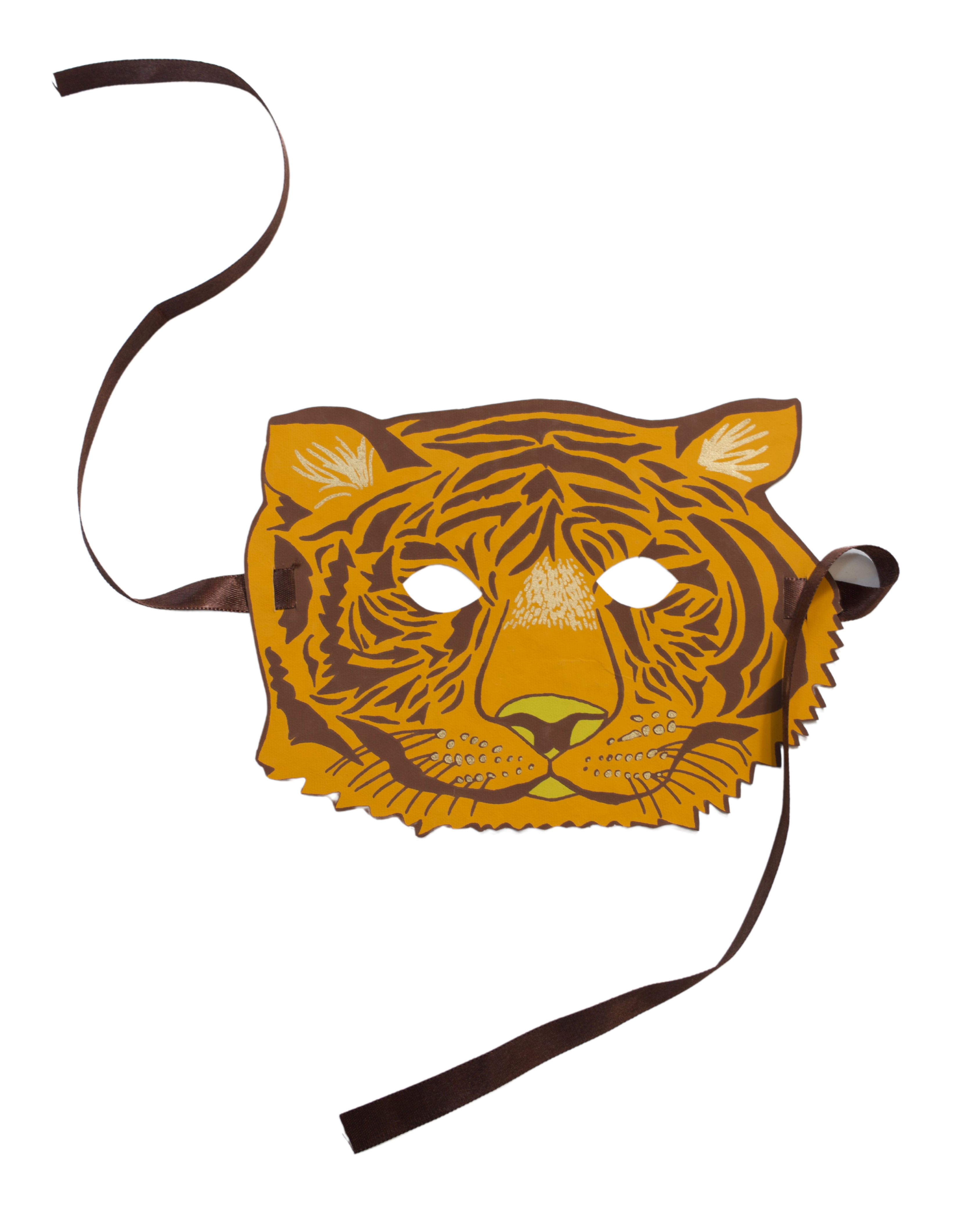 Tiger Mask Greeting Card