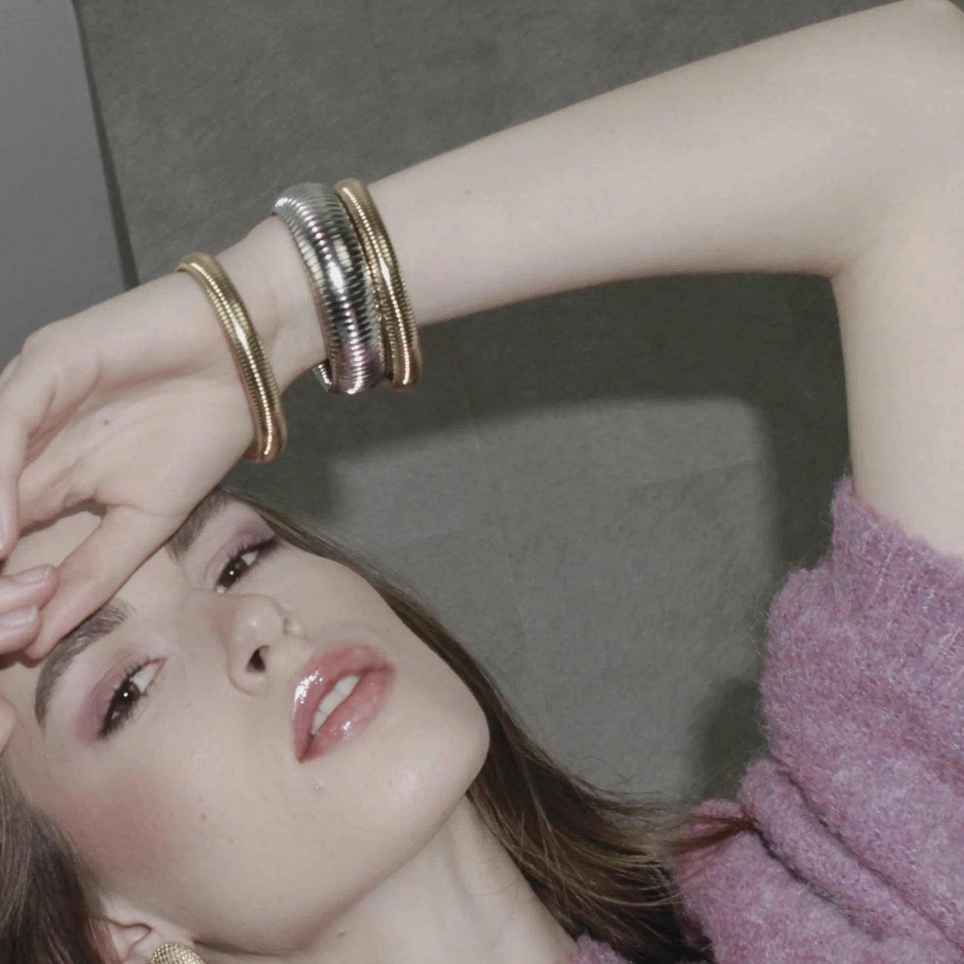 Dansk Copenhagen Courage semi elastic bracelet, further view
