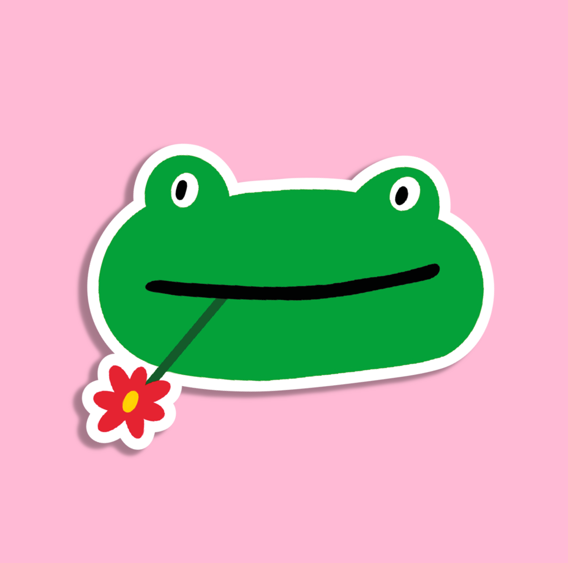 Frog Sticker - Die Cut