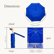 Royal Blue Compact Eco-Friendly Duckhead Umbrella
