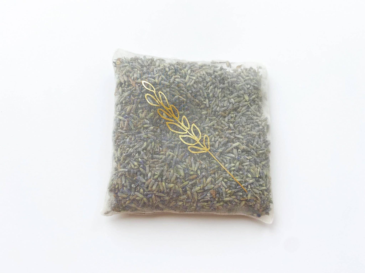 Lavender Motif Silk Lavender Bag