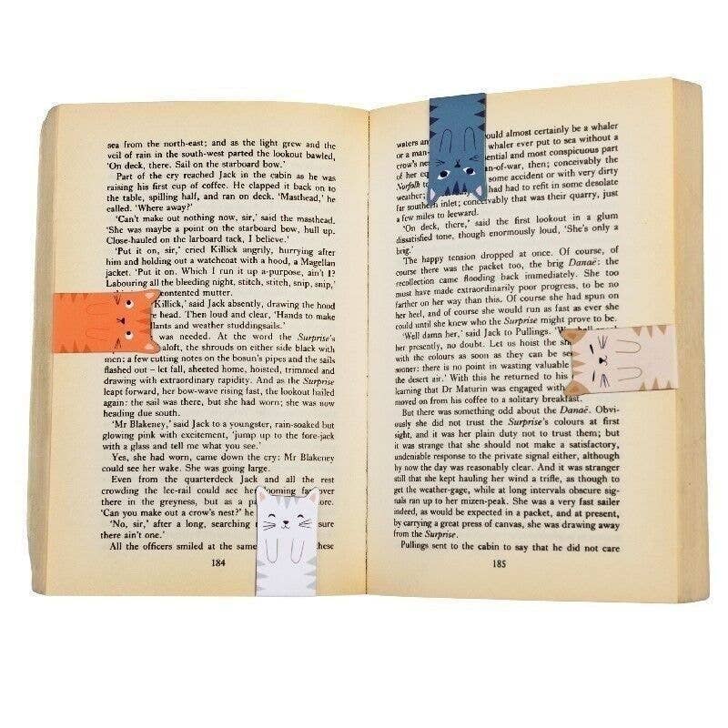 Magnetic Cat Bookmarks | Set of 4