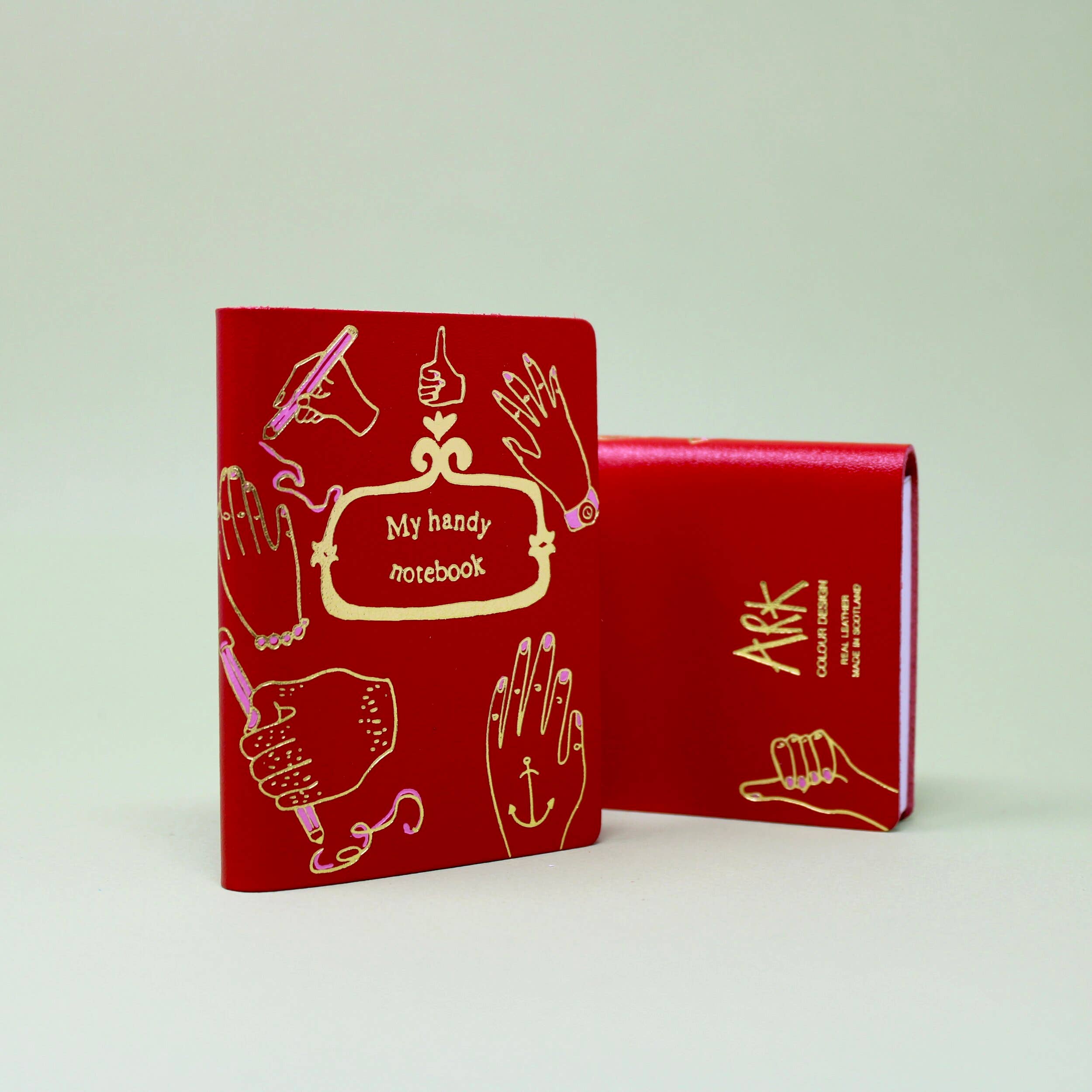 Illustrated Midi Leather Journal