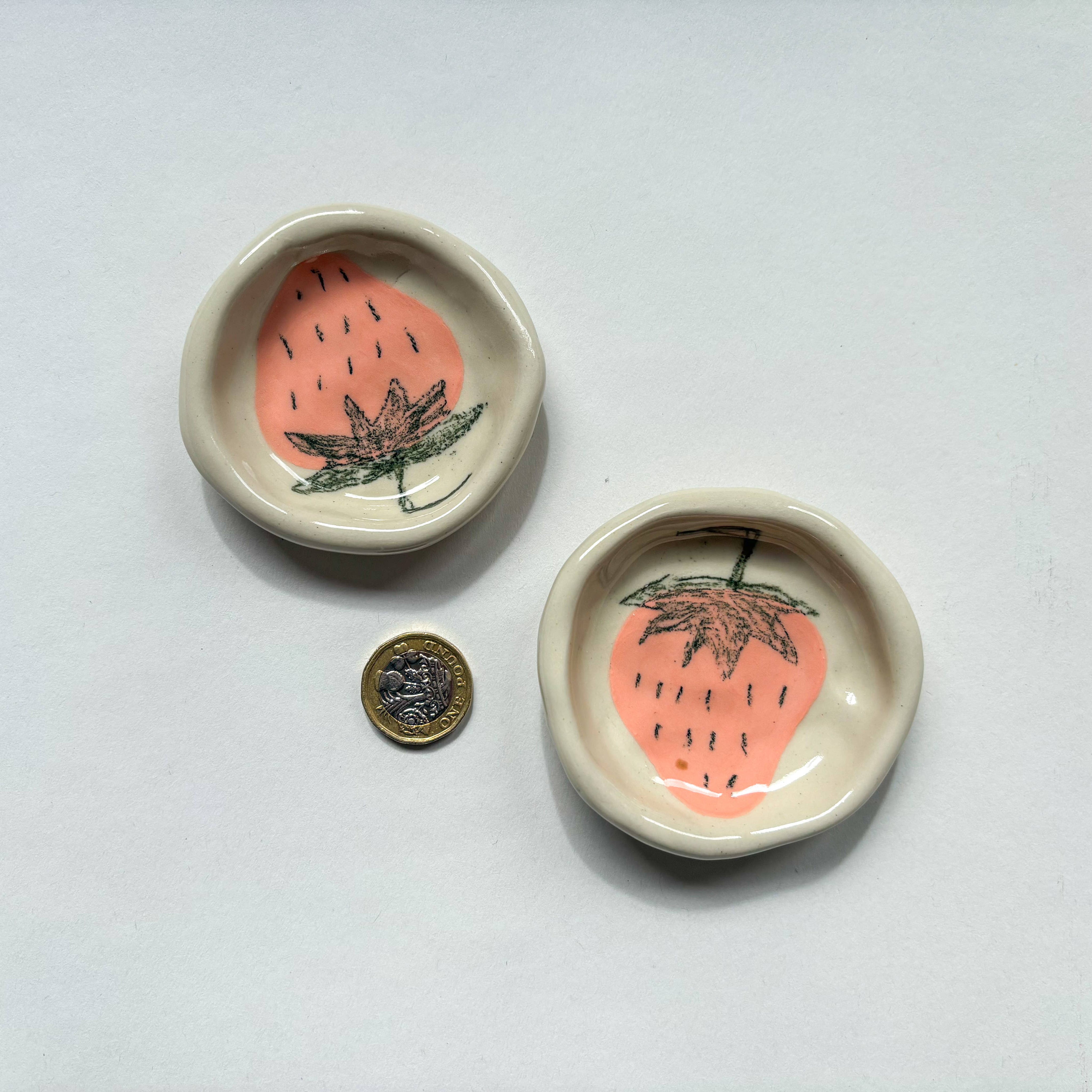 Handmade Little Dishes | Hand-painted fruit design