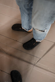 Valdemar Clog Slippers | Asphalt