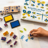 Butterflies & Bugs Stamp Set | Wooden Stamps for Kids