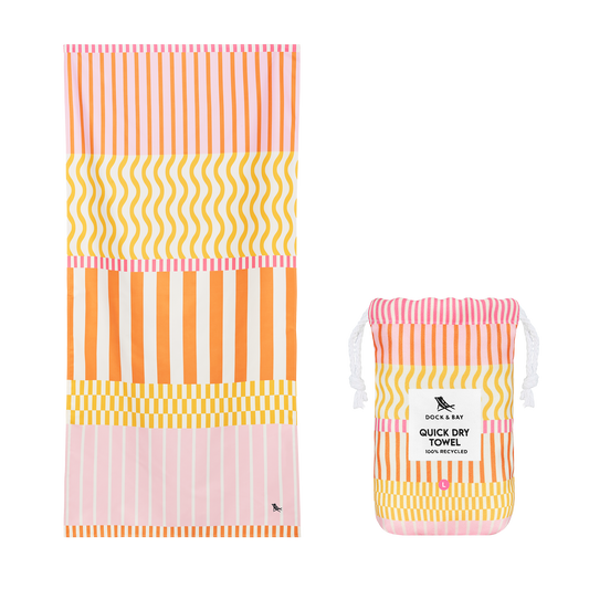 Dock & Bay Quick Dry Towels | Lemonade Waves
