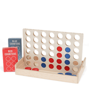 Wooden Four in a Row Game Set