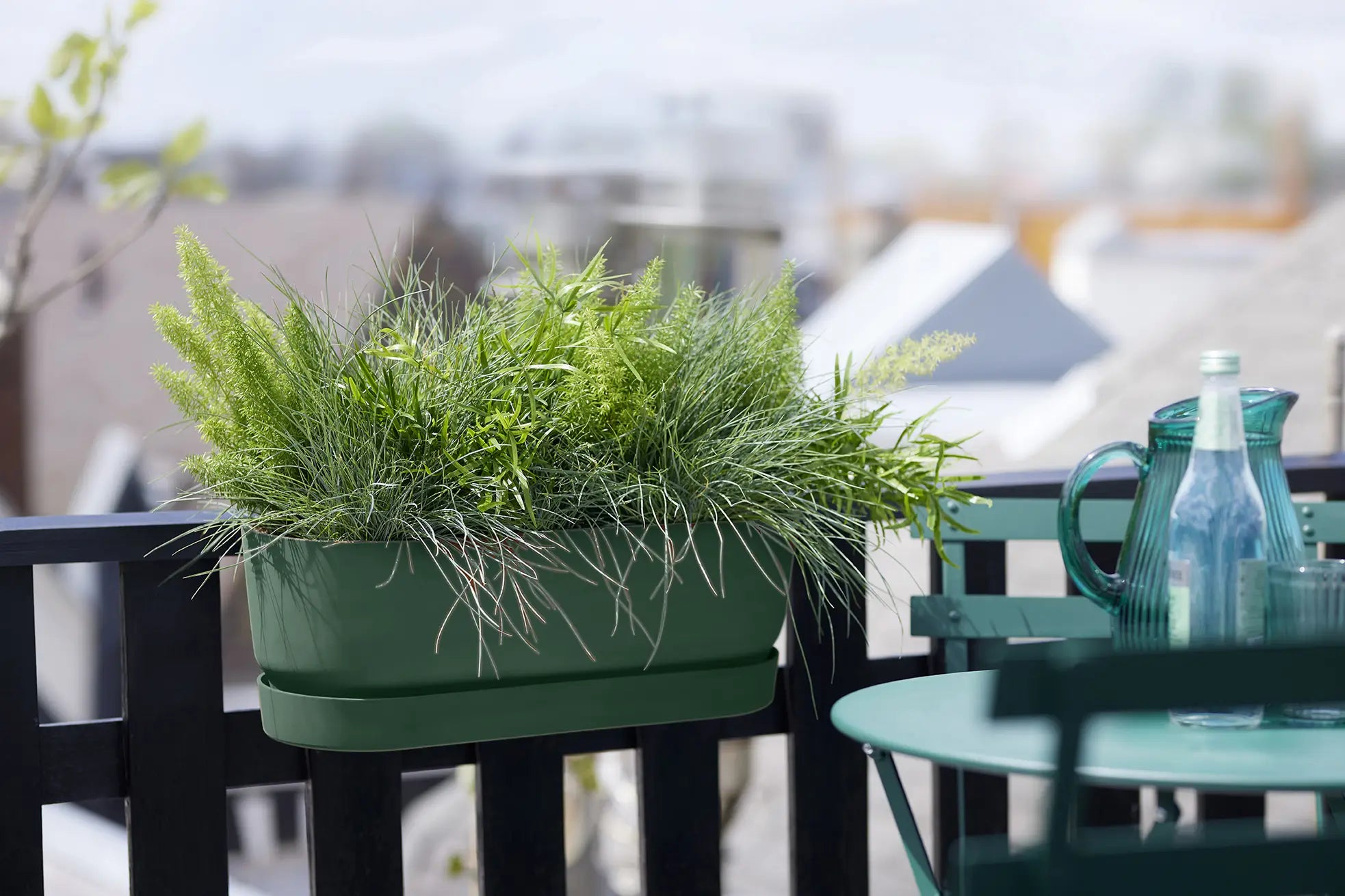 Greenville Easy Balcony | 52cm Leaf Green