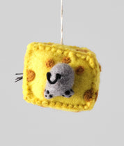 Mouse Hanging Felt Ornament