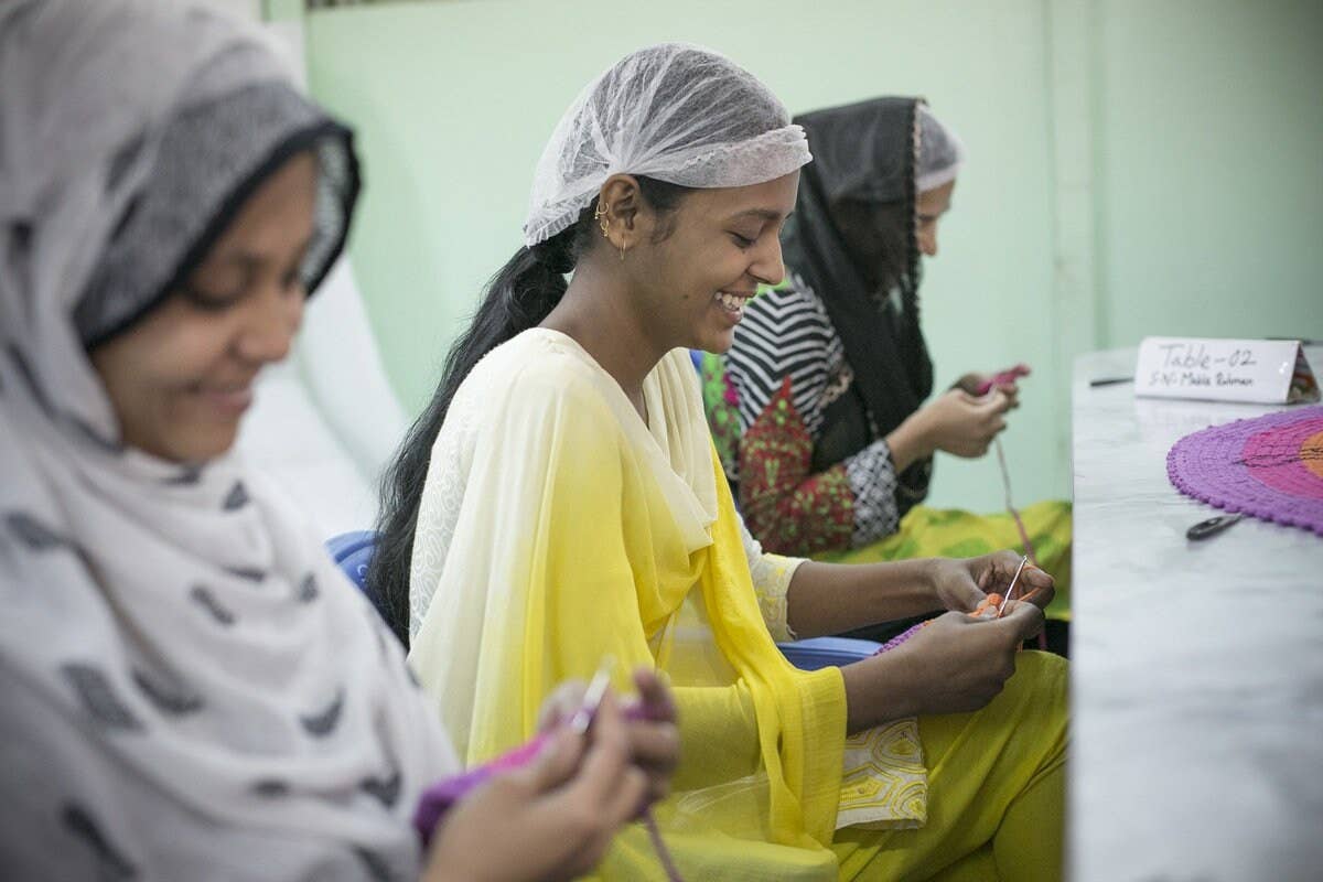Crochet Baby Toy Goldendoodle rattle