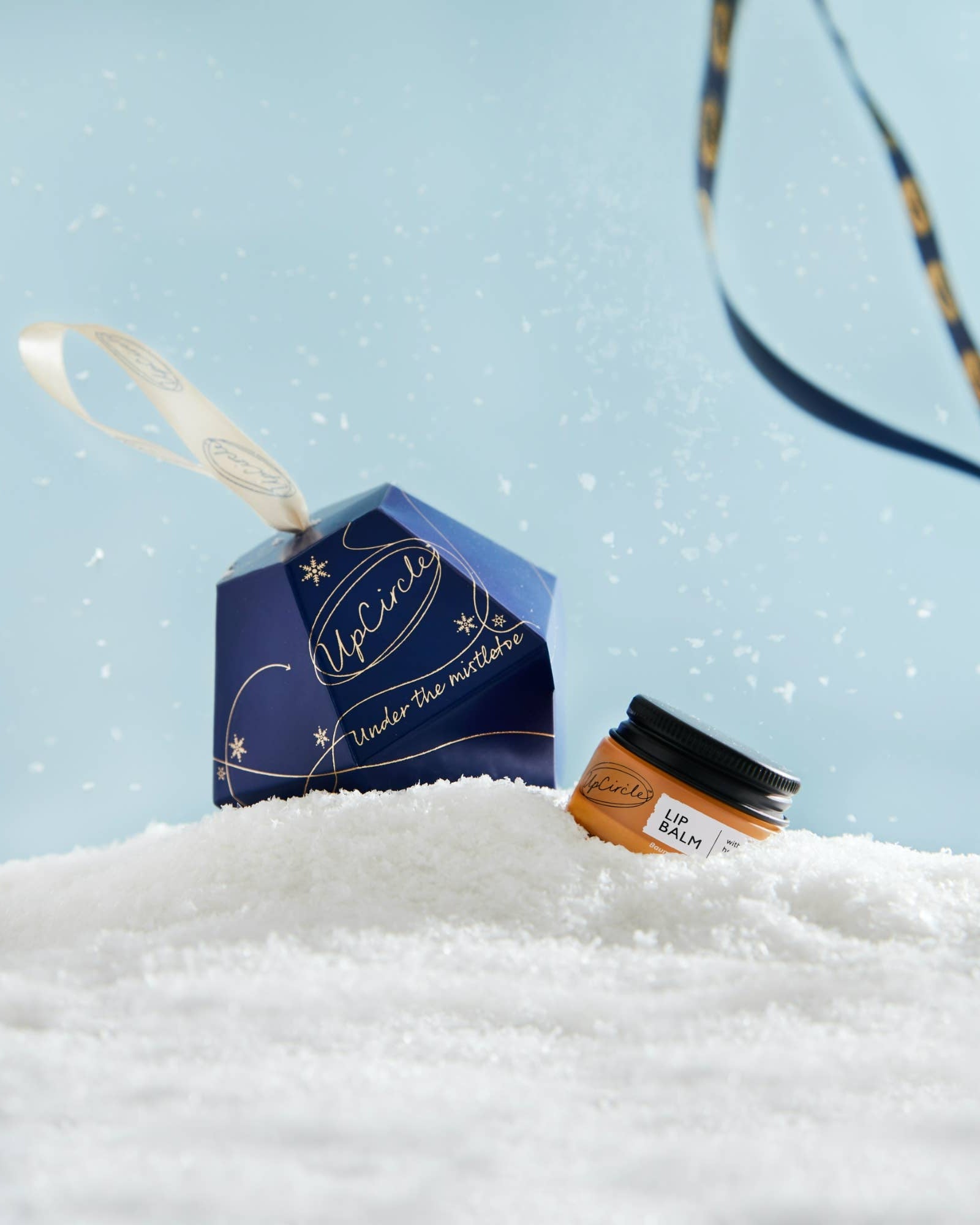 Vegan Natural Lip Balm Christmas Bauble | Gift Set