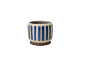 Indoor Pot | Blue Stripe