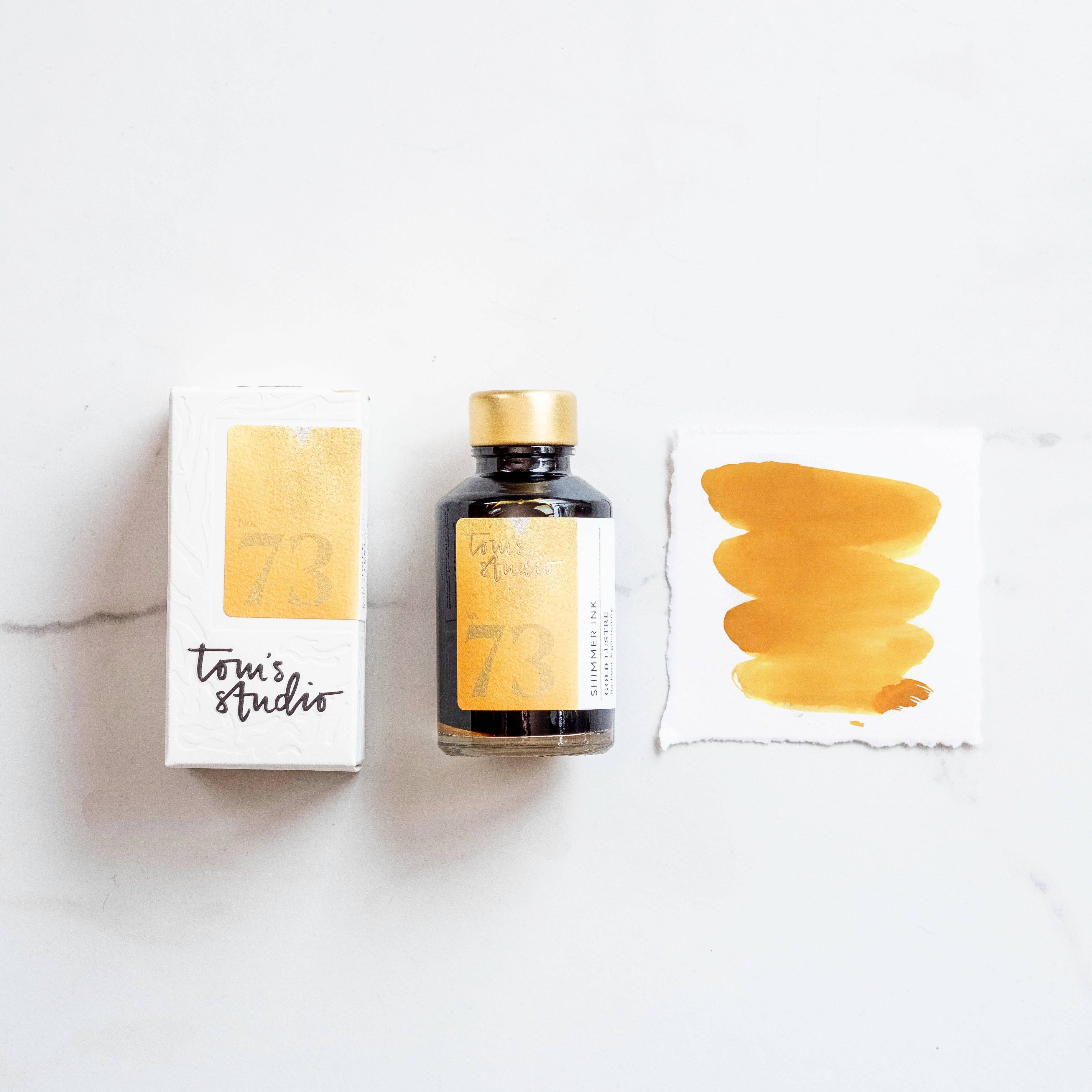 Fountain Pen Ink | Shimmer Ink Golden Lustre