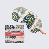 Block Printed Cotton Eye Mask | Monkey Puzzle