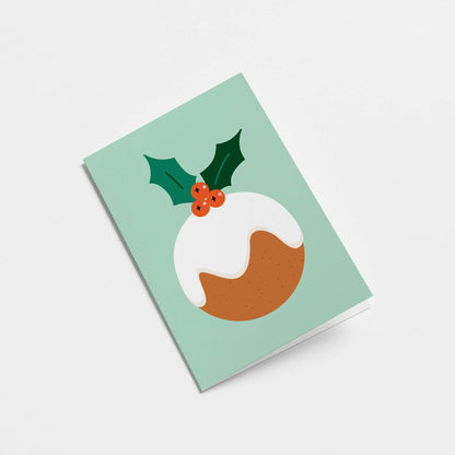 Christmas Pudding - Greeting Card - Holiday card: Cello free