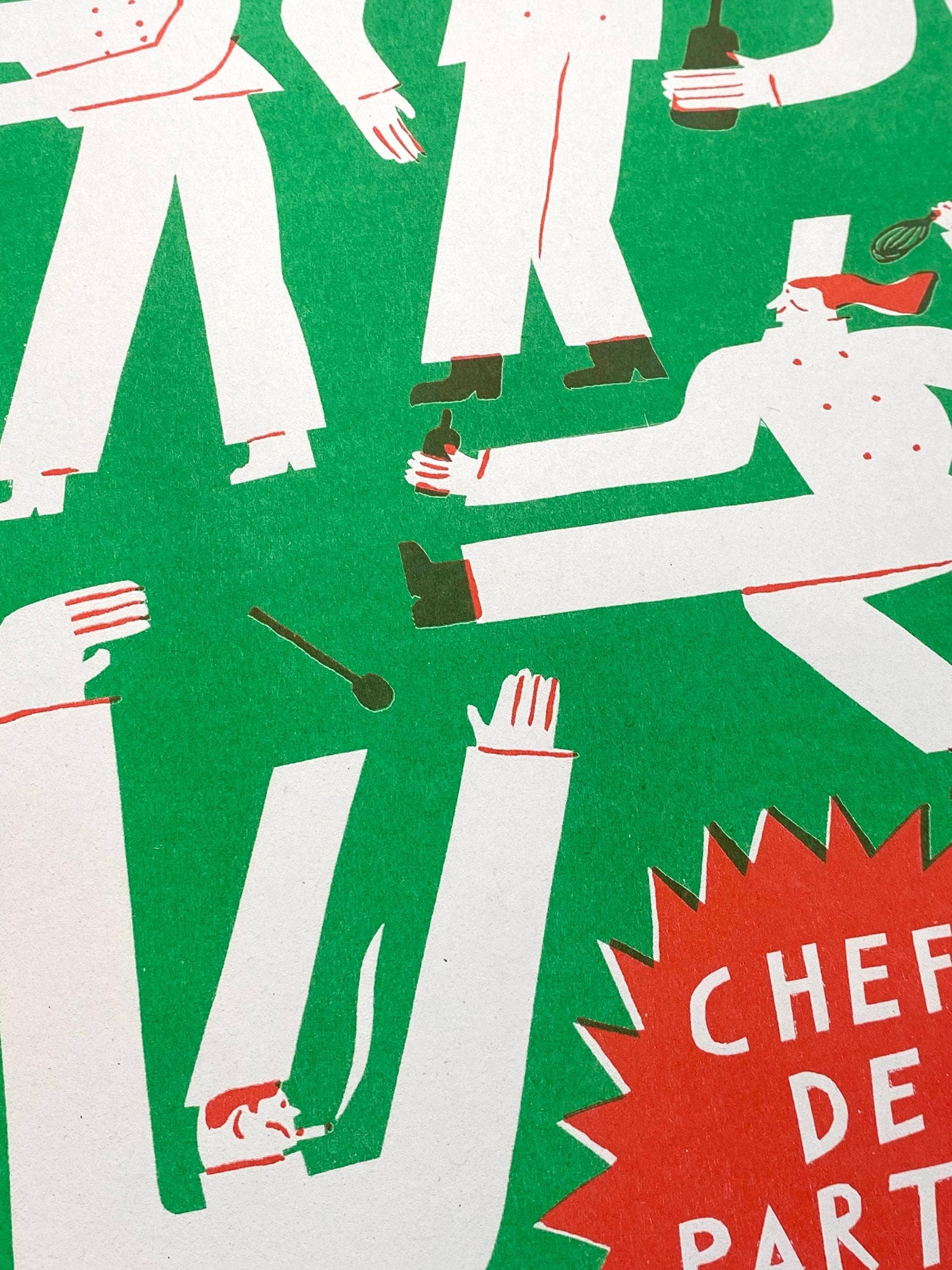 Chef de Partie | Riso print A3