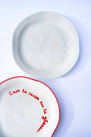 'C'est la cerise sur le gateau' Plate