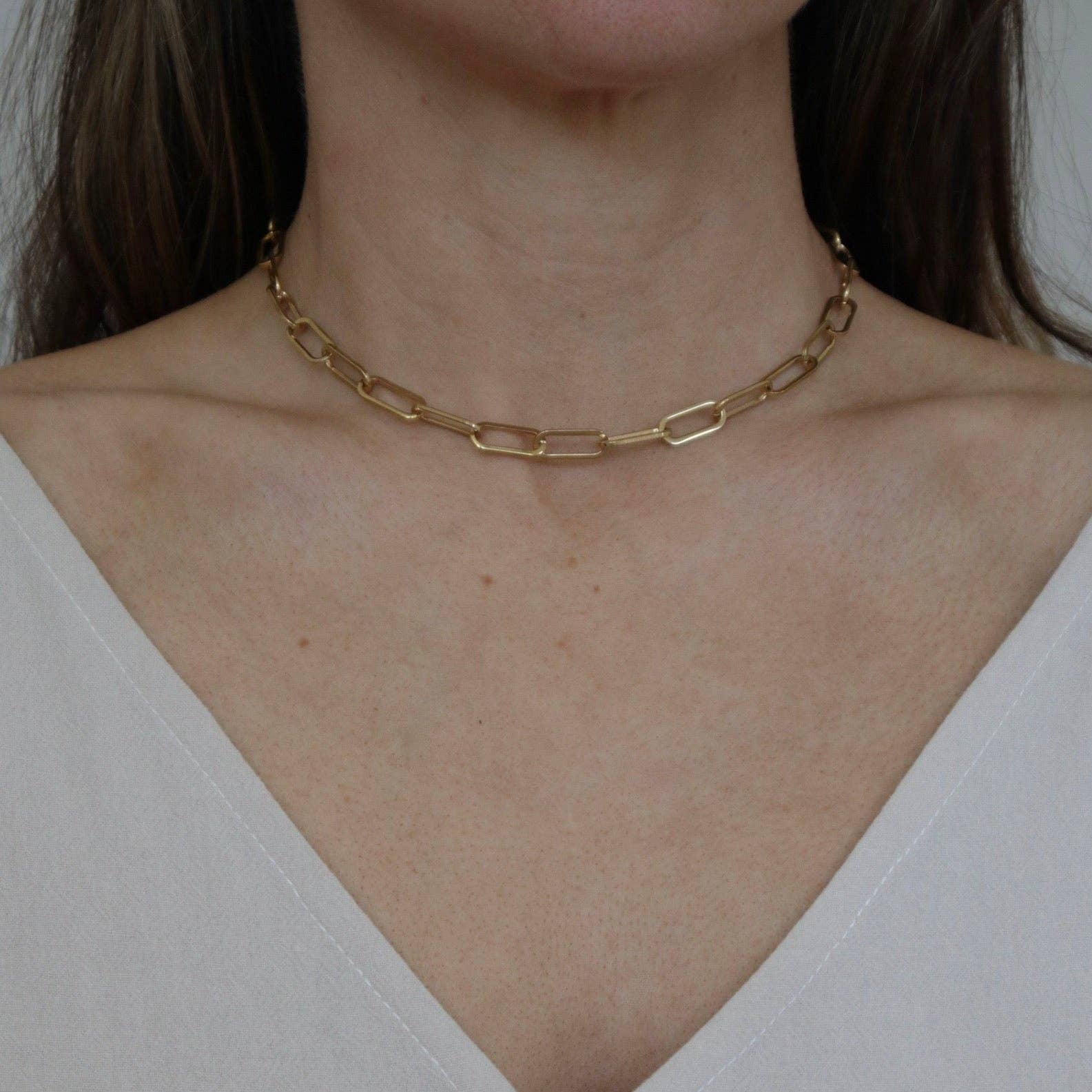 Buoy Necklace | Short | Waterproof PVD Gold Stainless Steel