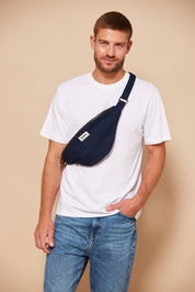 Sasha Navy fanny pack
