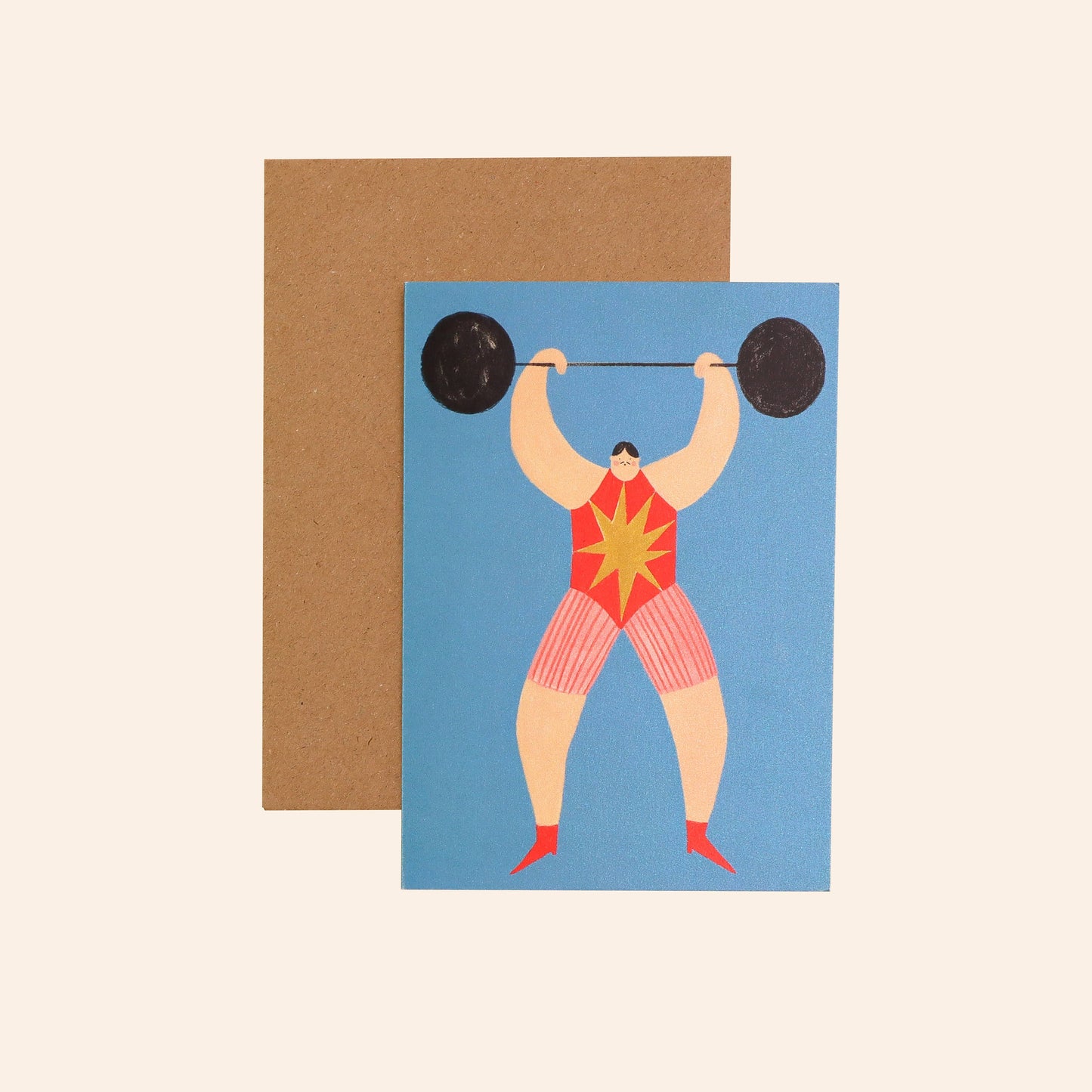 Strong Man Greeting Card | Father's Day