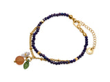 Marina Tangerine Beaded Bracelet