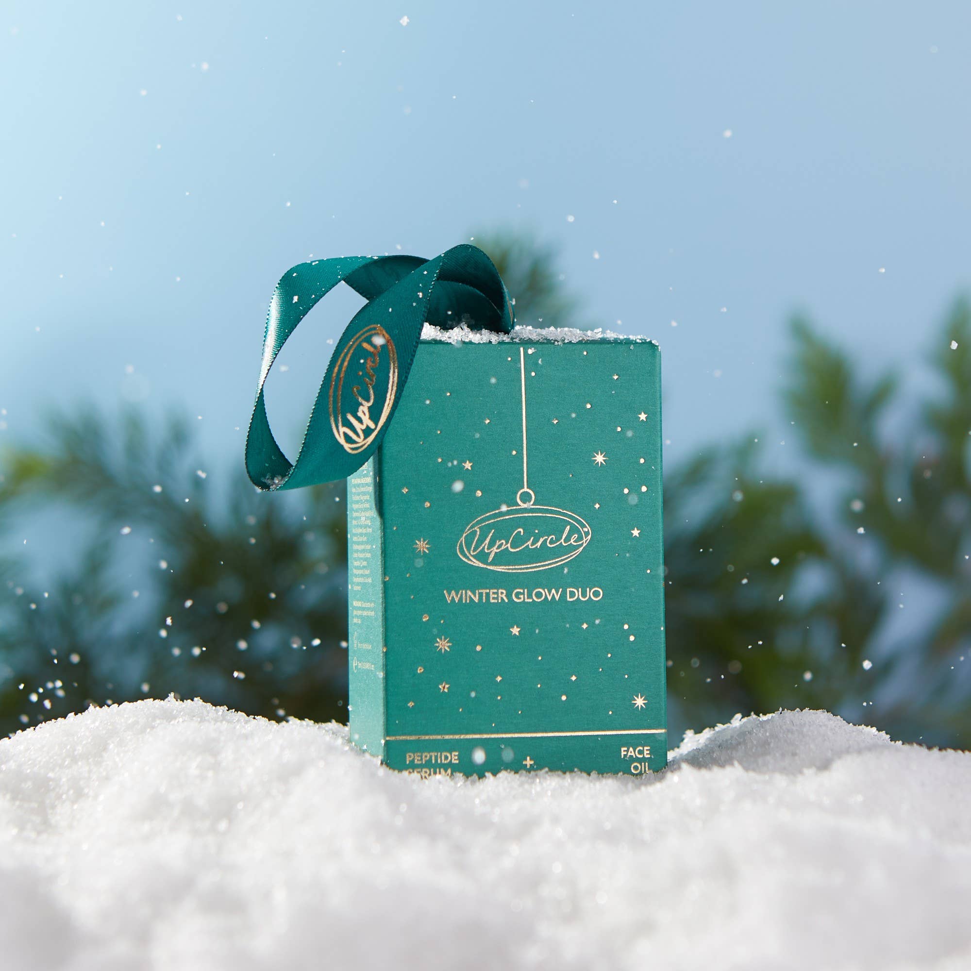 'Winter Glow' Vegan Natural Christmas Bauble | Gift Set