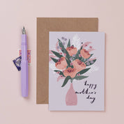 Mother's Day Flowers Card | Mother's Day Card | Female Cards