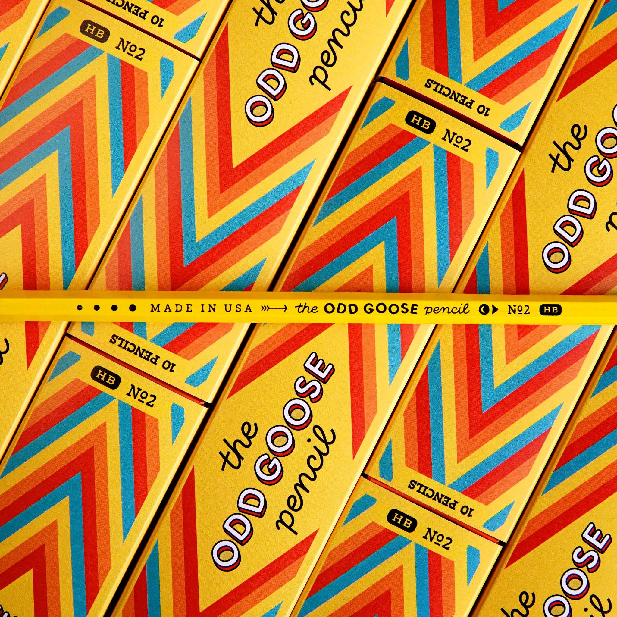 The Odd Goose Pencil | Handmade Giftable Retro Style Box