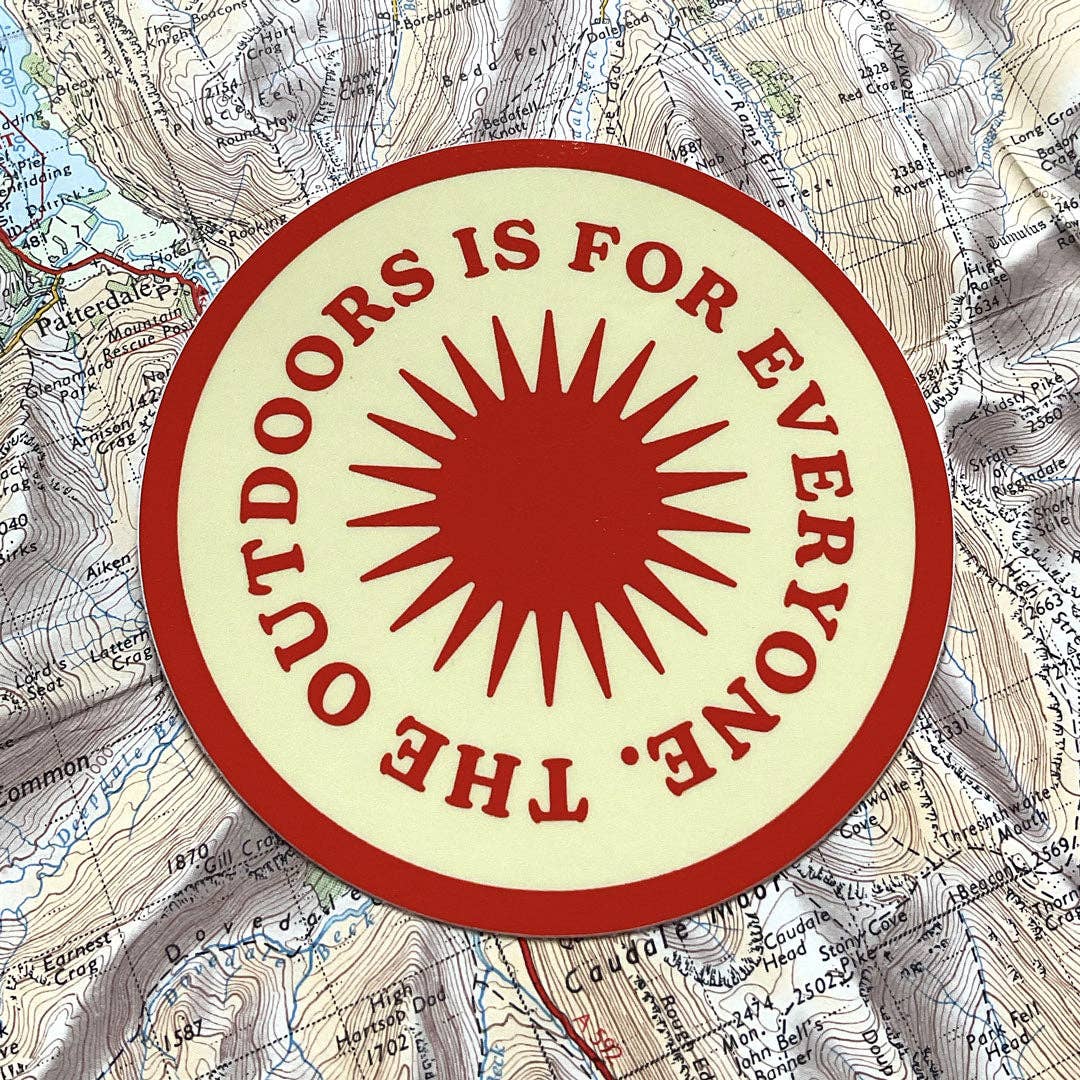 The Outdoors is for Everyone | Sticker