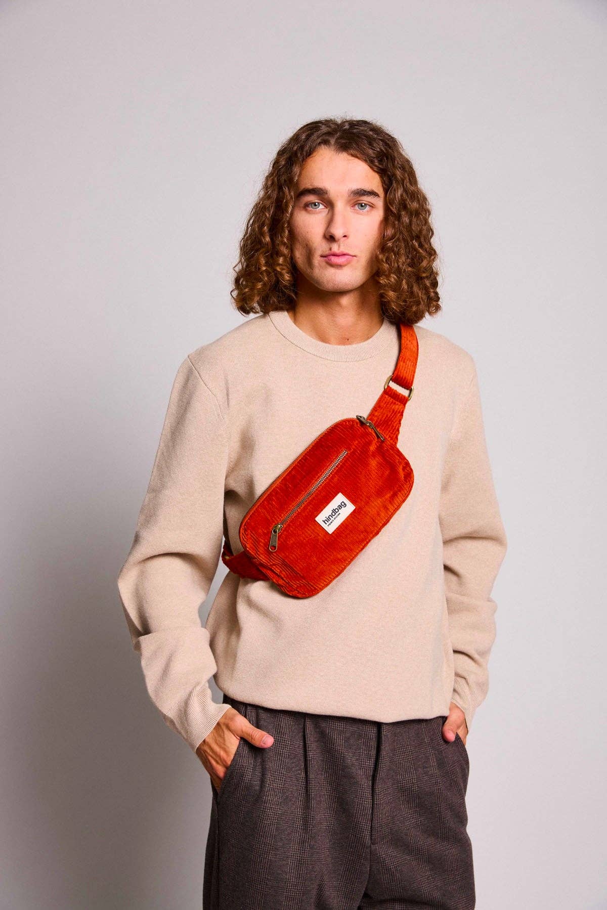 Harry Velvet Brick Fanny Pack