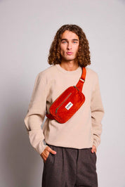 Harry Velvet Brick Fanny Pack