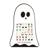 Halloween Stick On Earrings | Set of 30 Pairs, Spooky Designs