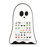 Halloween Stick On Earrings | Set of 30 Pairs, Spooky Designs