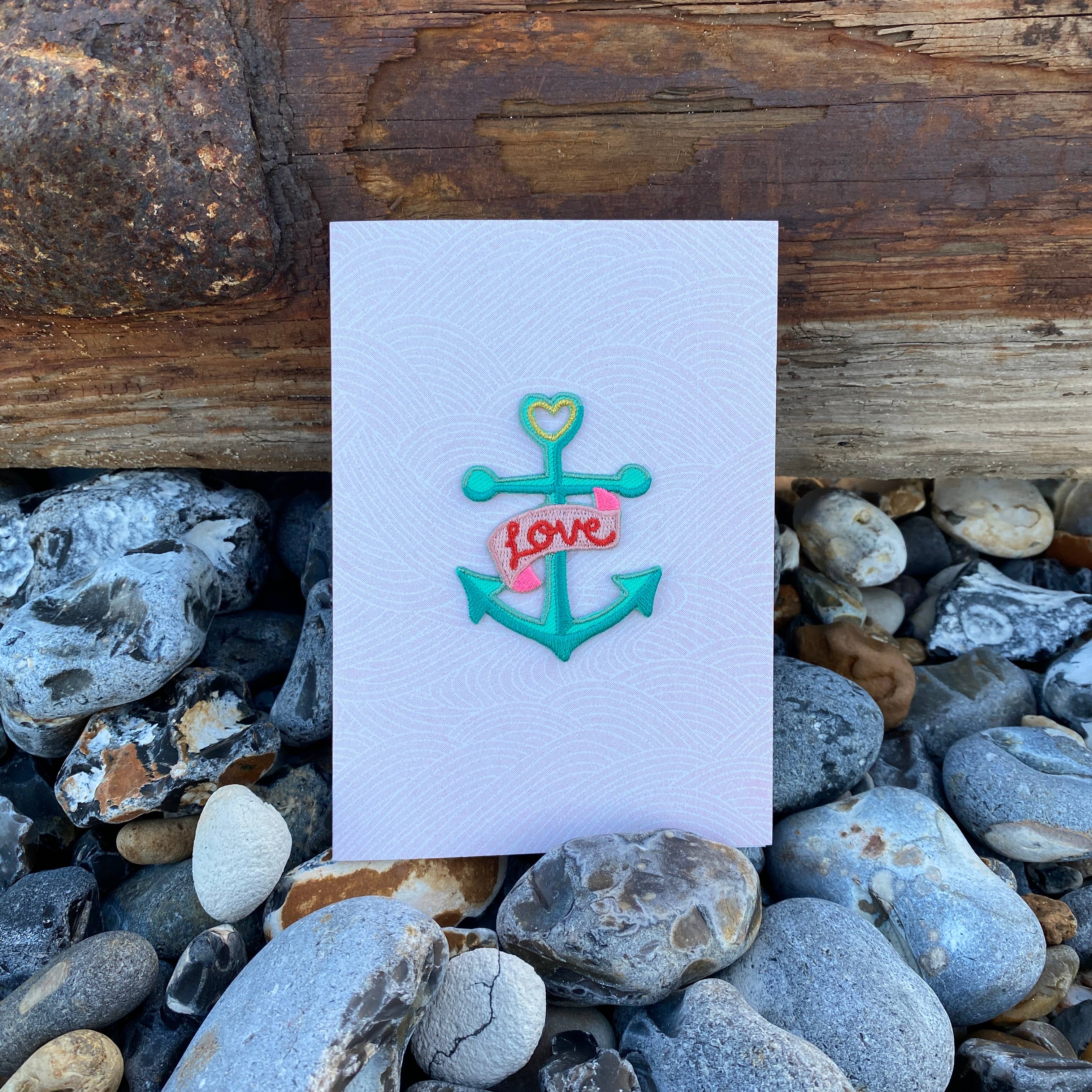 Patch Cards - Love Anchor