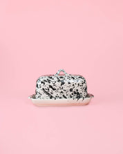 Butter Dish | White and Black GALAXIA