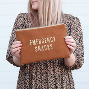 Emergency Snacks | Tan Pouch