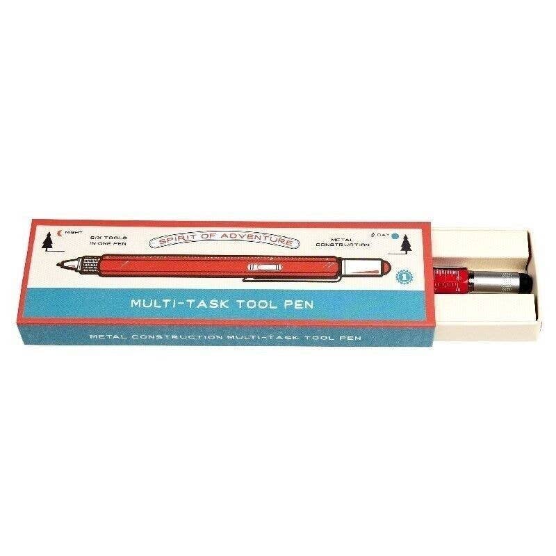 6-in-1 Tool Pen | Spirit Level, Screwdriver & Stylus