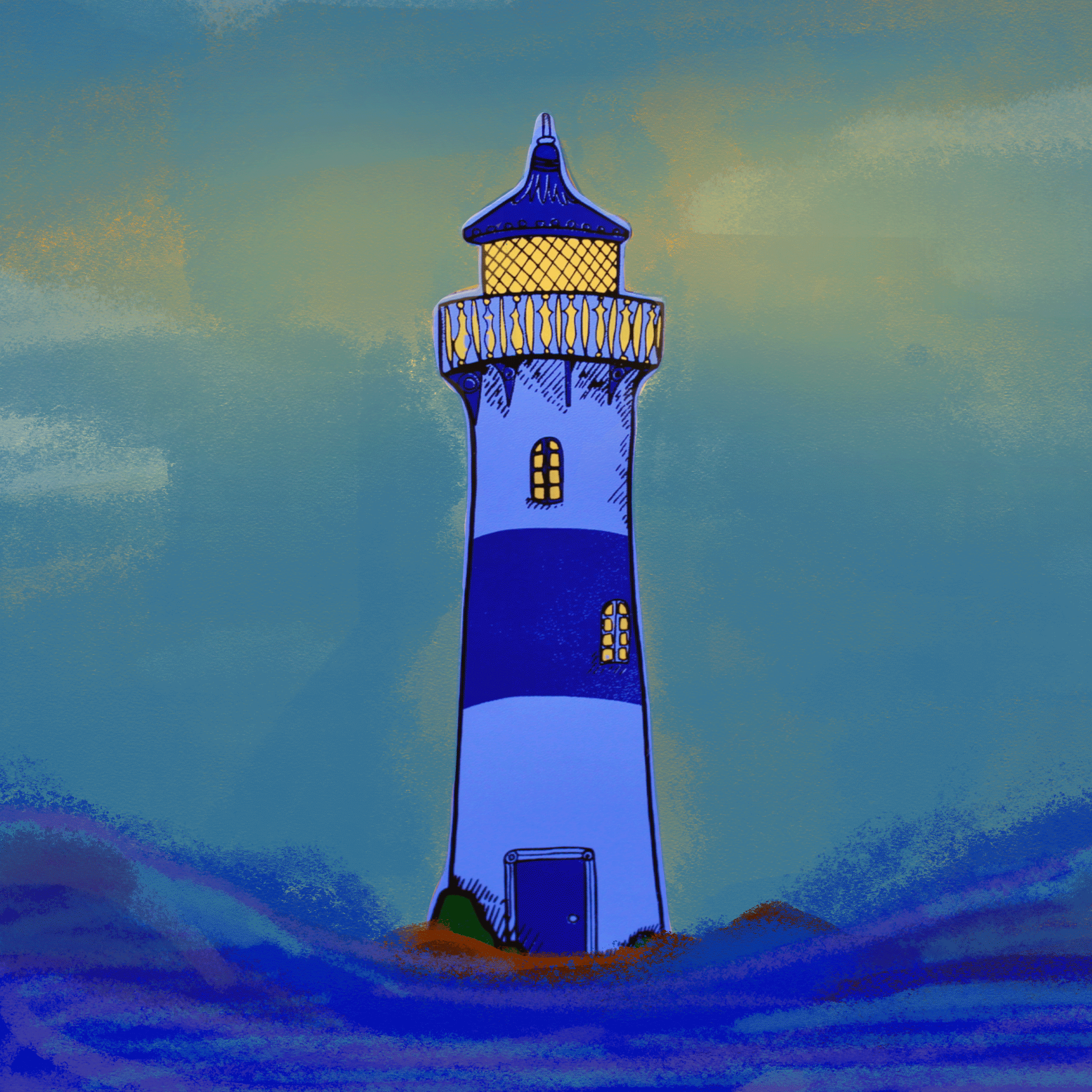 Lighthouse Bookmark