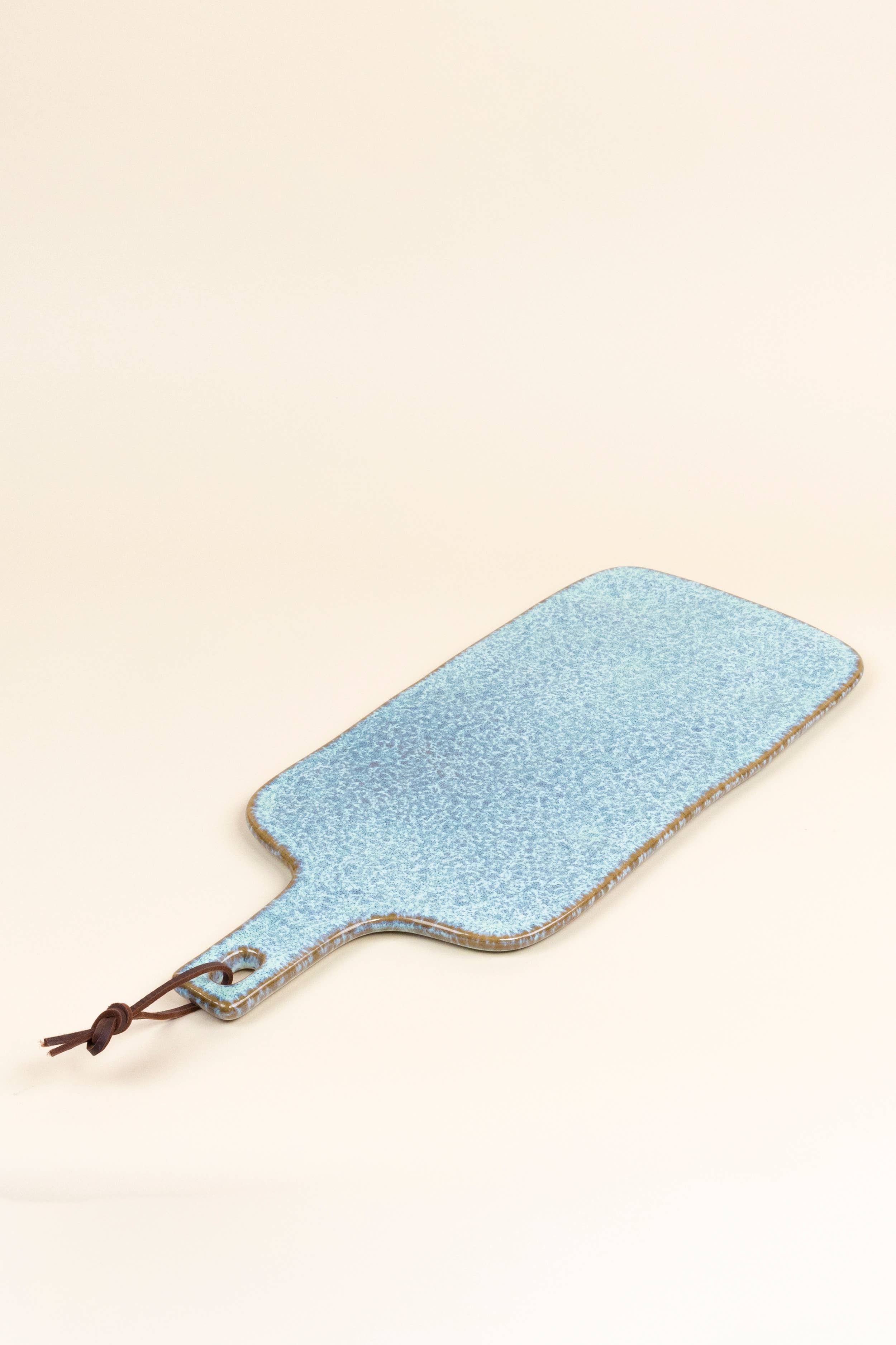 Tejo handmade ceramic serving board, further view