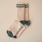 Varsity Knit Socks in Beach Break