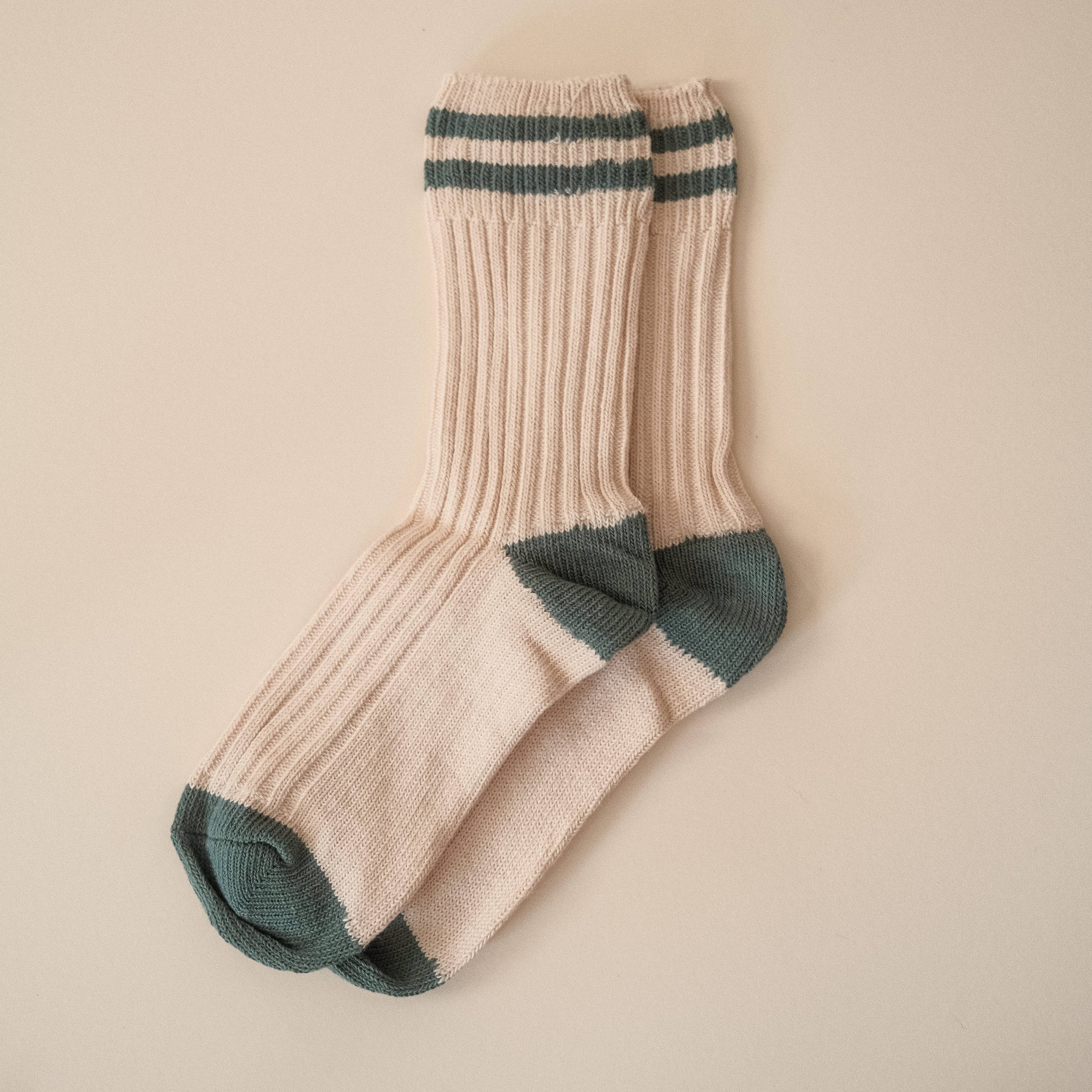 Varsity Knit Socks in Beach Break